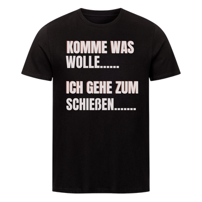 Premium T-Shirt "Ich gehe zum Schießen"