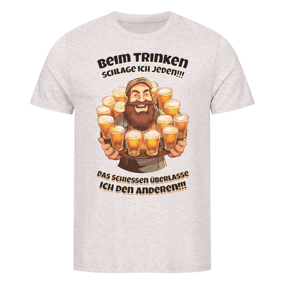 Premium T-Shirt "Beim Trinken"