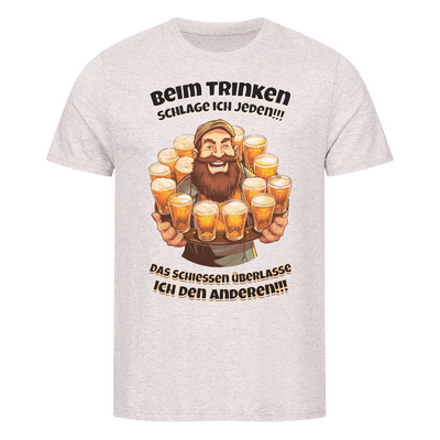 Premium T-Shirt "Beim Trinken"