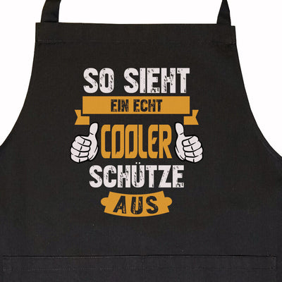 Latzschürze "Cooler Schütze"