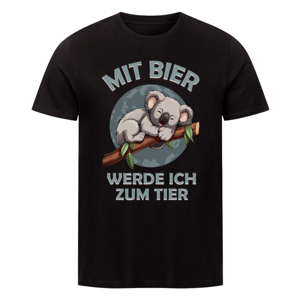 Premium T-Shirt "WERDE ICH ZUM TIER II"