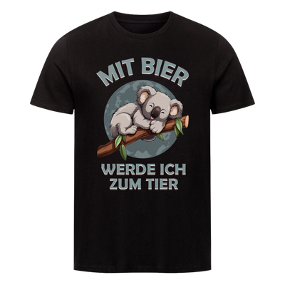 Premium T-Shirt "WERDE ICH ZUM TIER II"