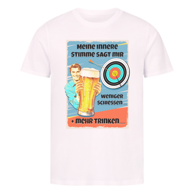 Premium T-Shirt "Mehr Trinken"