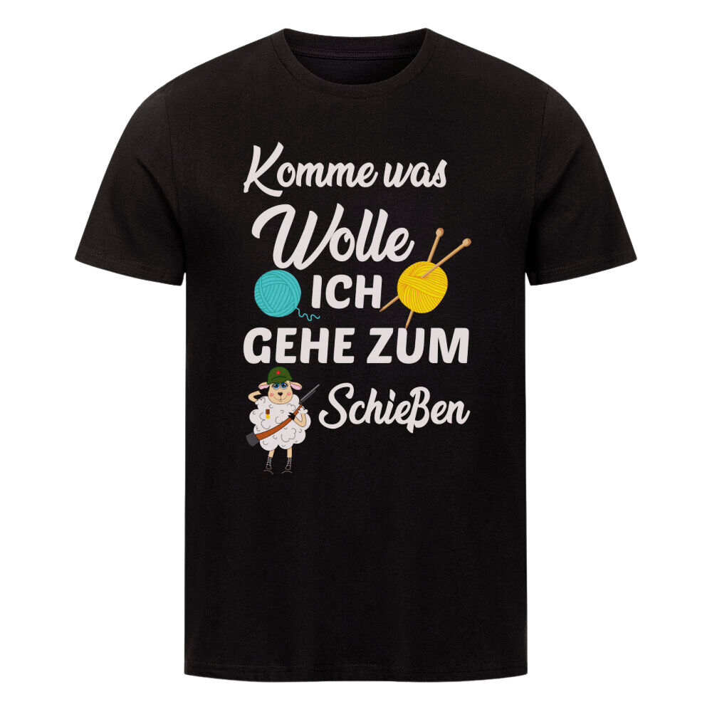 Premium T-Shirt "Wolle"