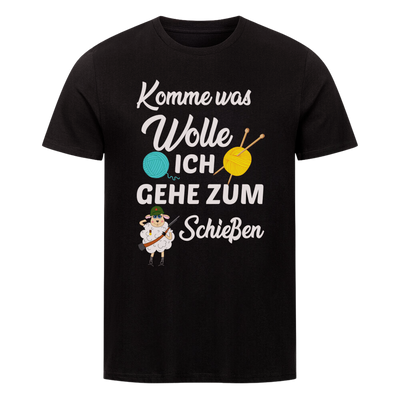 Premium T-Shirt "Wolle"