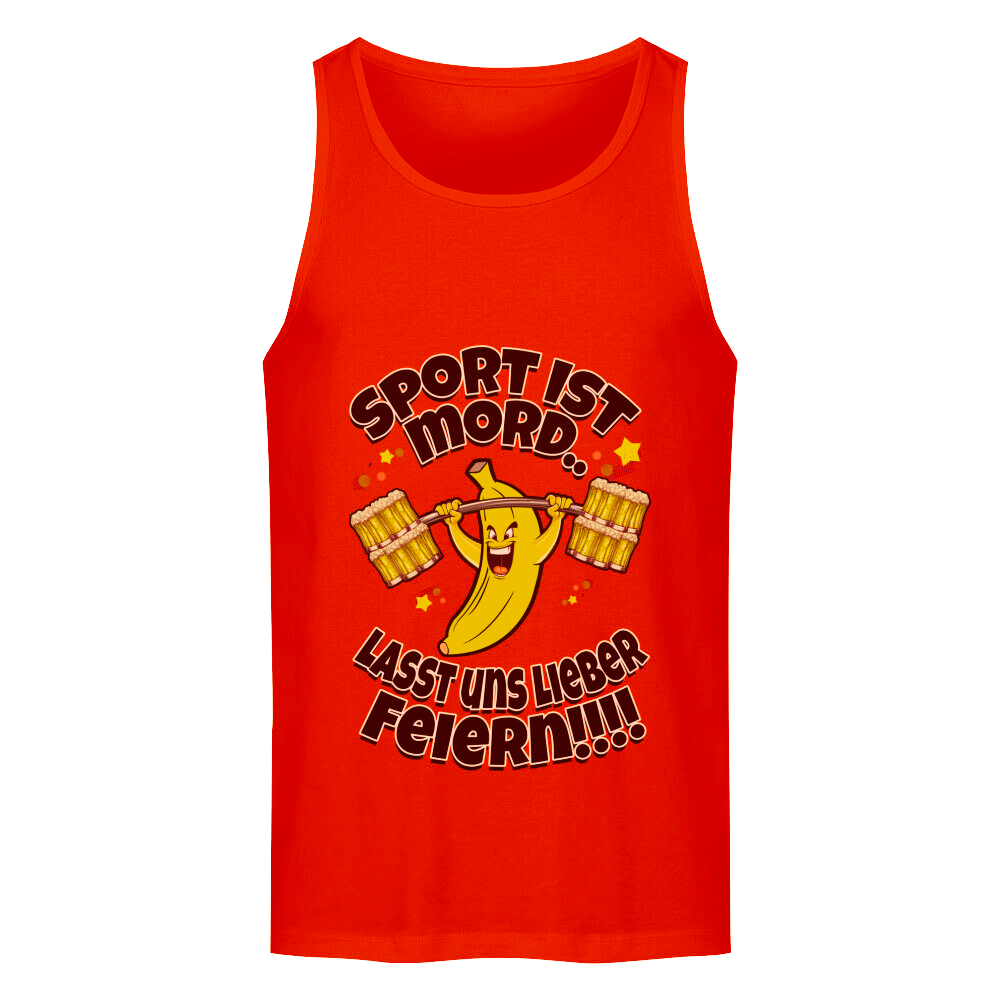 Premium  Tanktop "Sport ist Mord"