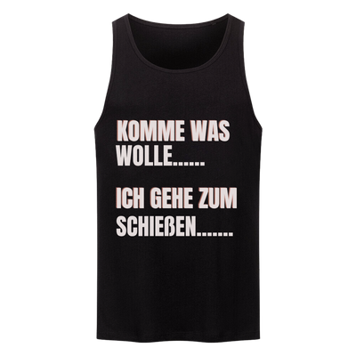 Premium Tanktop "Ich gehe zum Schießen"