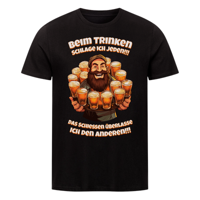 Premium T-Shirt "Beim Trinken"