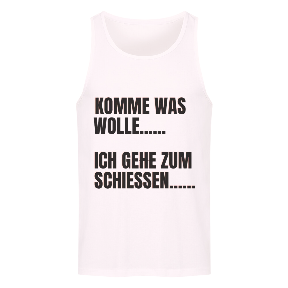 Premium Tanktop "Ich gehe zum Schießen"