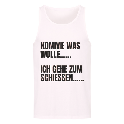 Premium Tanktop "Ich gehe zum Schießen"