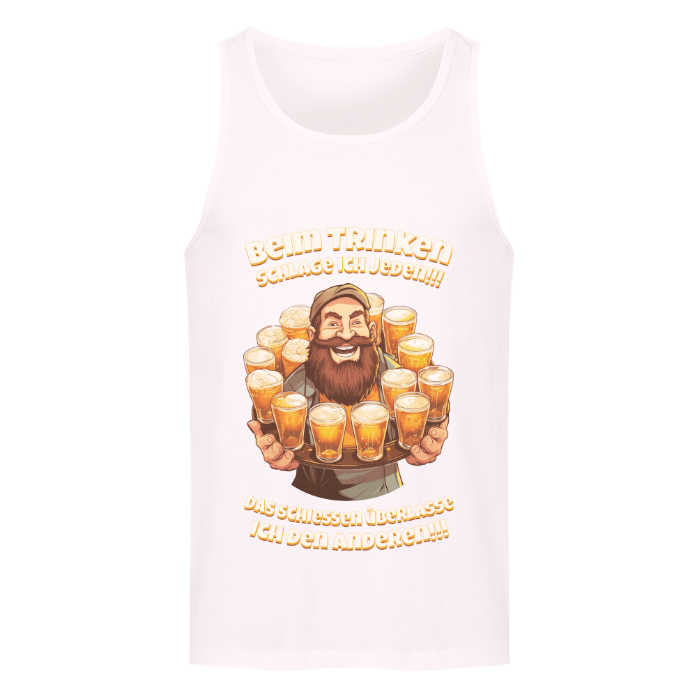 Premium Tanktop  "Beim Trinken II "