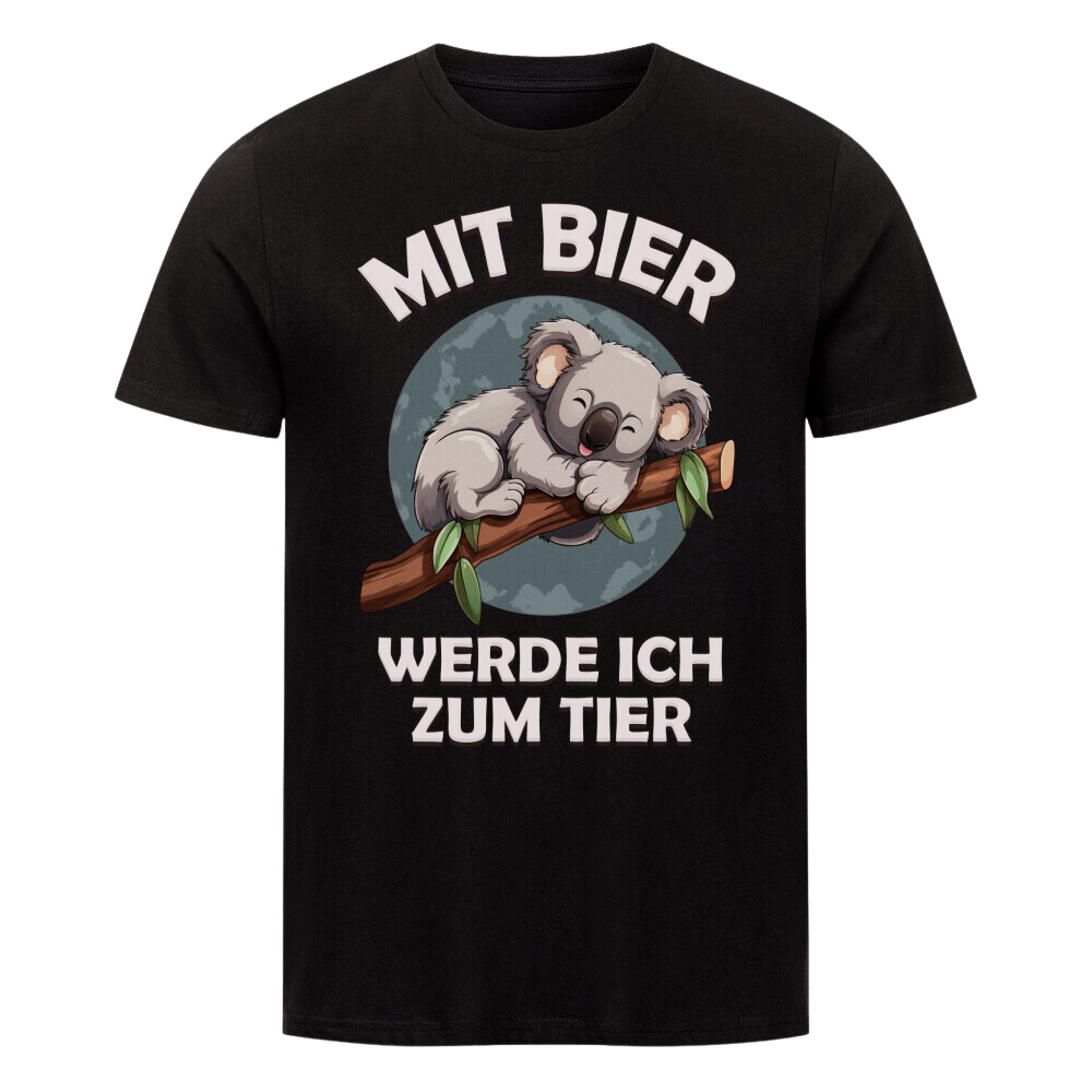 Premium T-Shirt "WERDE ICH ZUM TIER I"