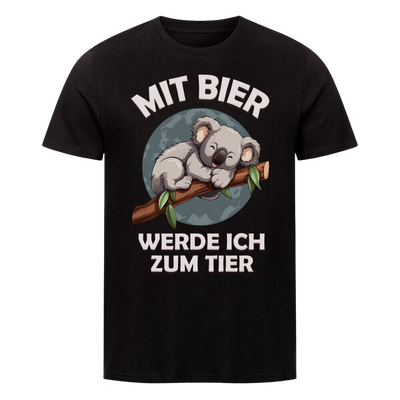 Premium T-Shirt "WERDE ICH ZUM TIER I"