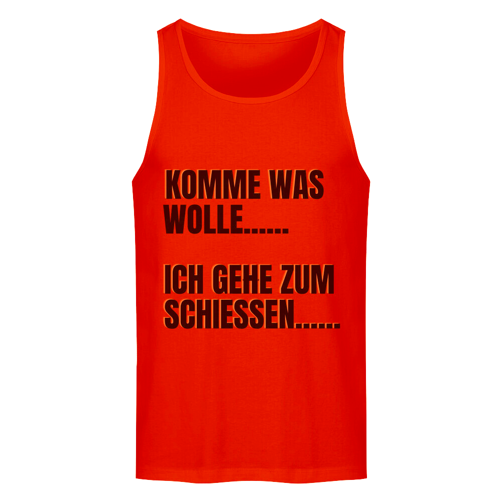 Premium Tanktop "Ich gehe zum Schießen"