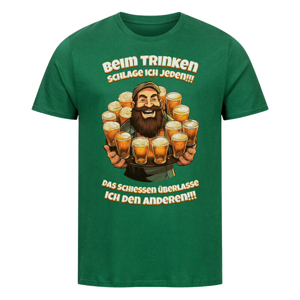 Premium T-Shirt "Beim Trinken"