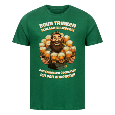 Premium T-Shirt "Beim Trinken"