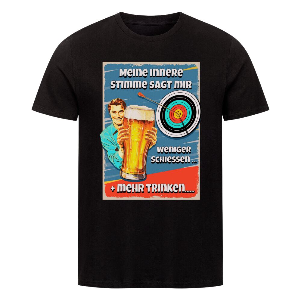 Premium T-Shirt "Mehr Trinken"