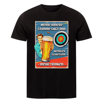 Premium T-Shirt "Mehr Trinken"