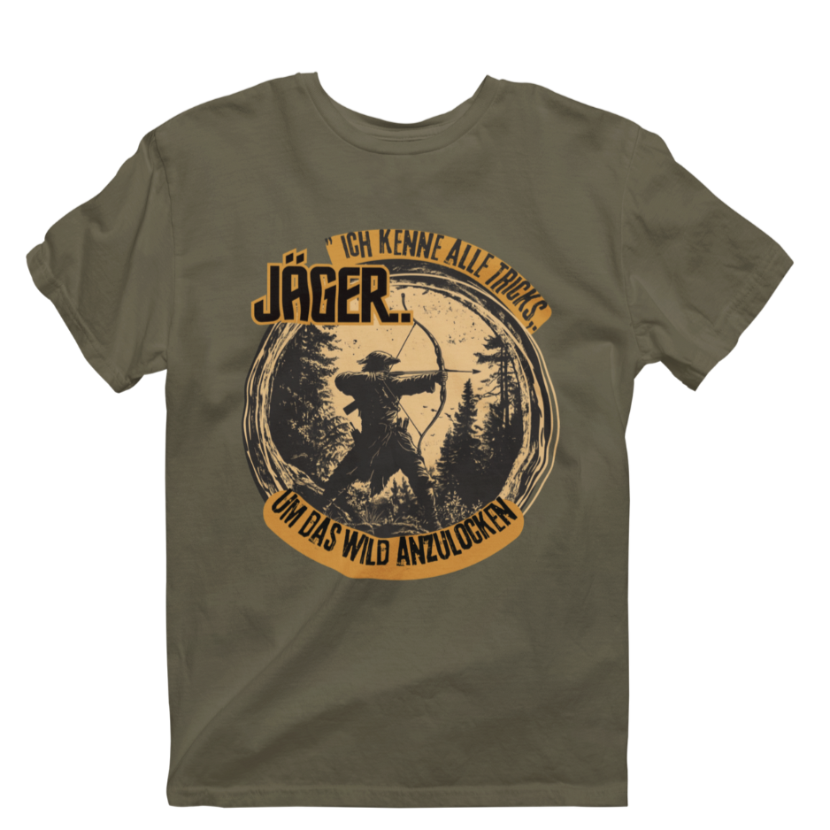 Unisex T-Shirt "Jäger ich kenne alle Triks"