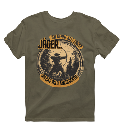 Unisex T-Shirt "Jäger ich kenne alle Triks"