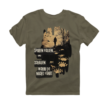 Unisex T-Shirt "Spuren folgen"