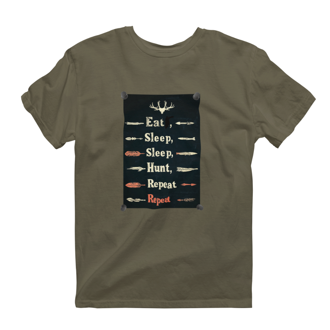 Unisex T-Shirt "Eat-Sleep-Hunt"