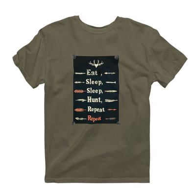 Unisex T-Shirt "Eat-Sleep-Hunt"