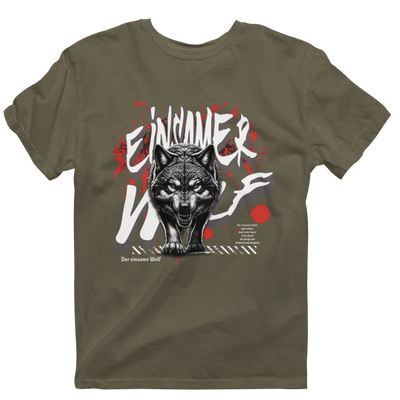 Unisex T-Shirt "Einsamer Wolf"