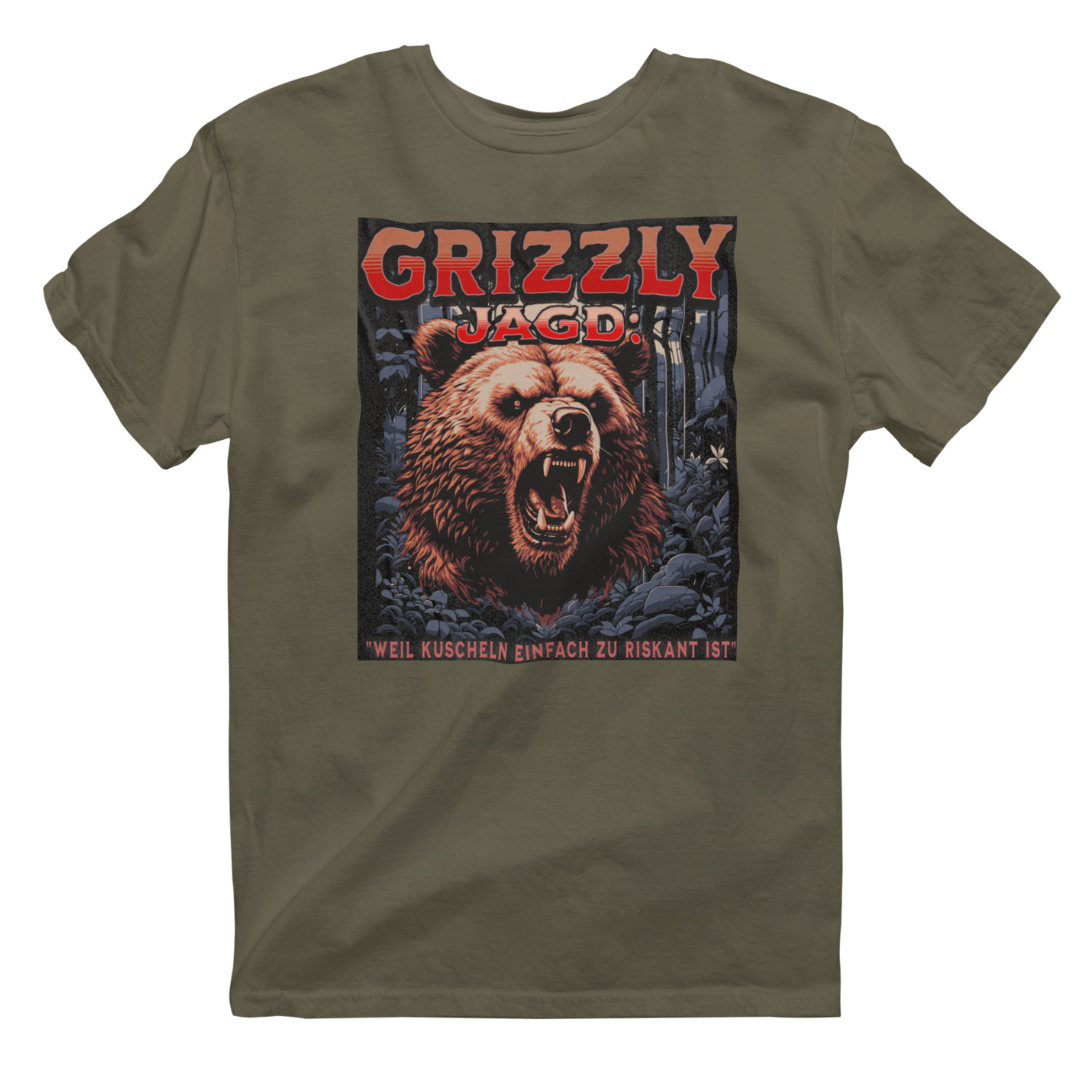 Unisex T-Shirt "Grizzly Jagd"