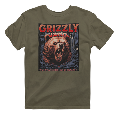 Unisex T-Shirt "Grizzly Jagd"