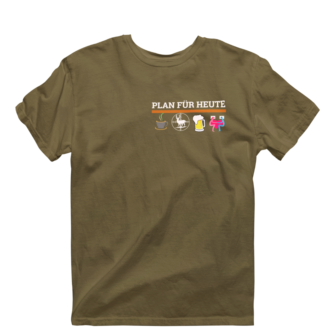 Classic Organic T-Shirt   "Plan für Heute"