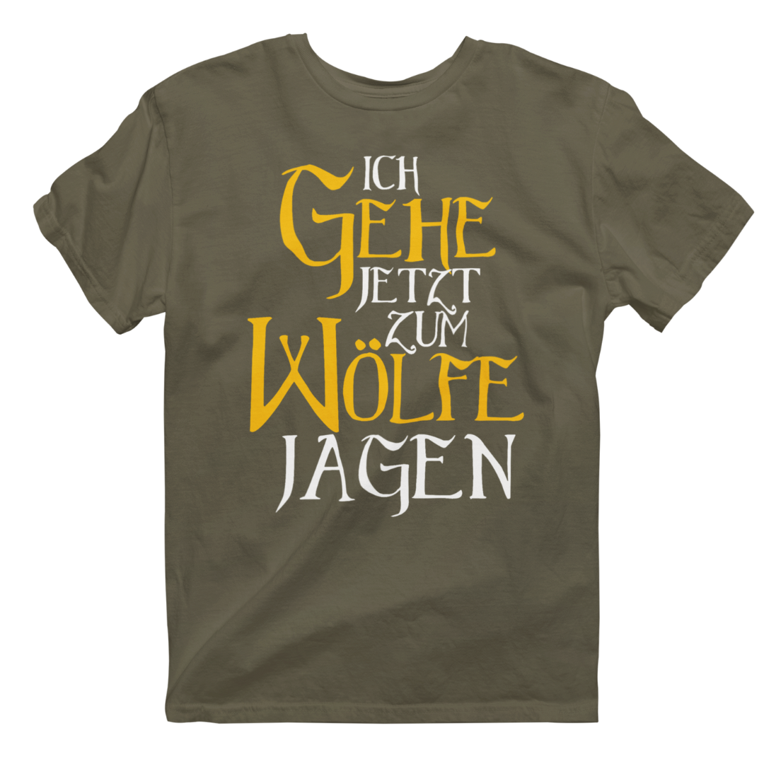 Classic Organic T-Shirt "Wölfe jagen"