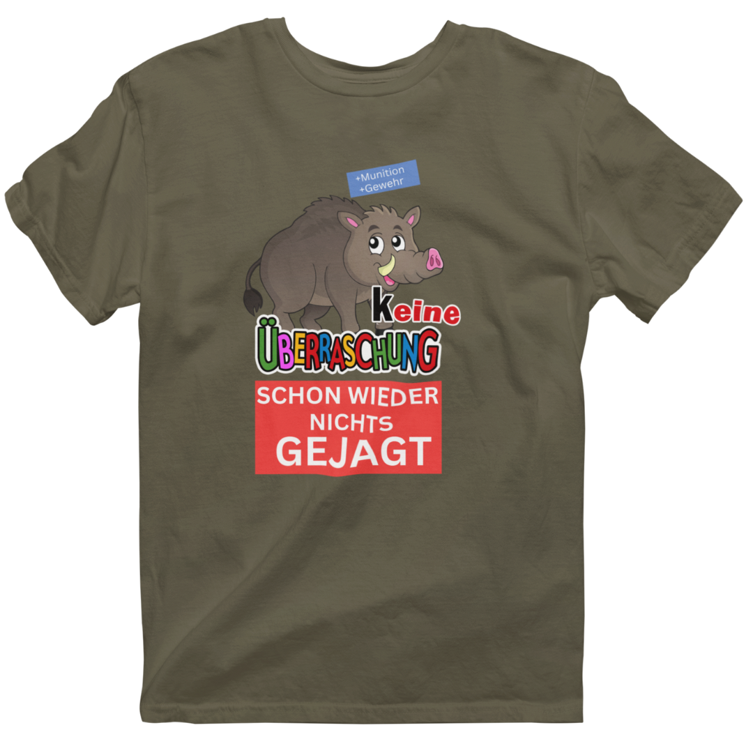 Classic Organic T-Shirt "Nichts gejagt Wildschwein"