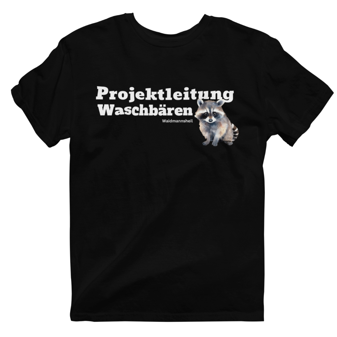 Classic Organic T-Shirt "Projektleitung Waschbären"