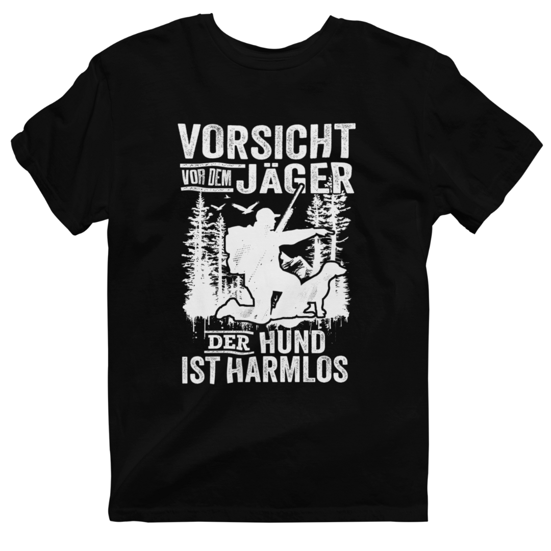 Classic Organic T-Shirt "Der Hund ist Harmlos"