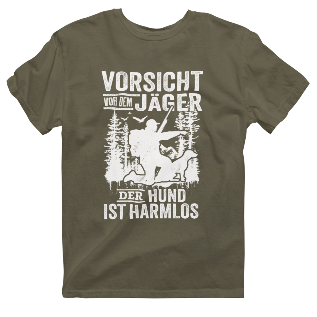 Classic Organic T-Shirt "Der Hund ist Harmlos"