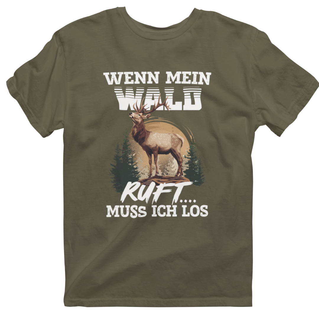 Classic Organic T-Shirt "Der Wald Ruft"