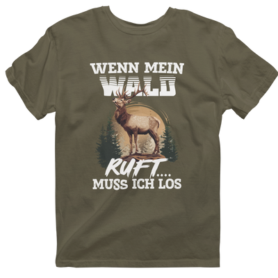 Classic Organic T-Shirt "Der Wald Ruft"