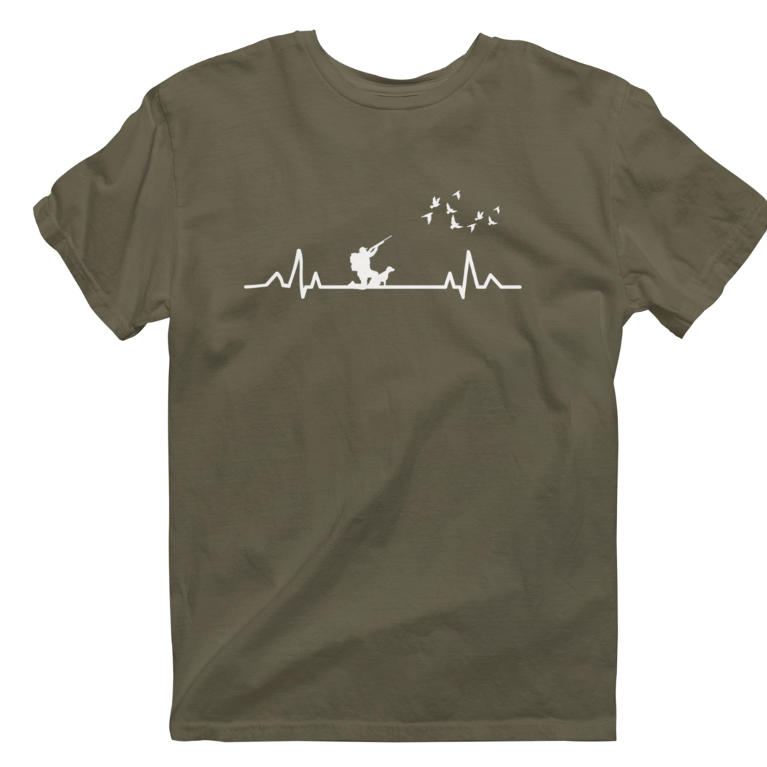 Basic Unisex T-Shirt  "Jagd Herzschlag"