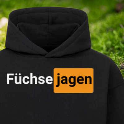 Premium "Füchsejagen"  Oversized Hoodie