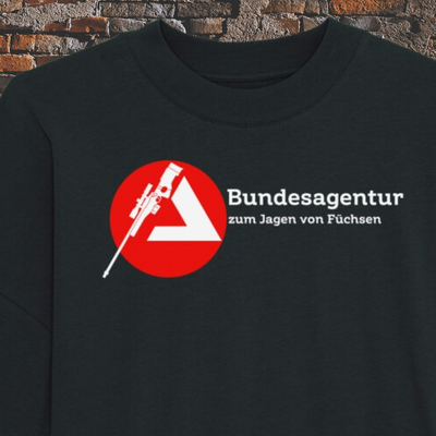 Premium Organic Oversize T-Shirt "Bundesagentur /Füchsen"