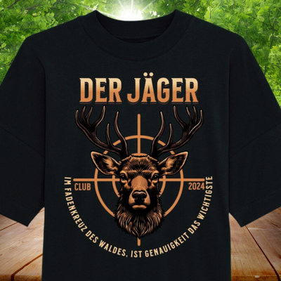 Premium Organic Oversize T-Shirt "Der Jäger"