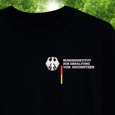 Premium Organic Oversize T-Shirt Bundesinstitut/Hochsitz