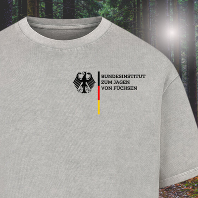 Neue Farben mehr Größen Premium Oversized Shirt "Bundesistitut Füchse"