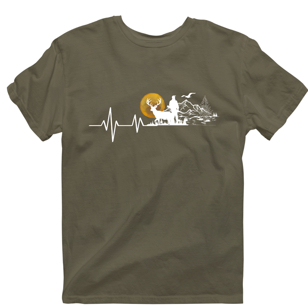 Unisex T-Shirt "Herzschlag Jagd"