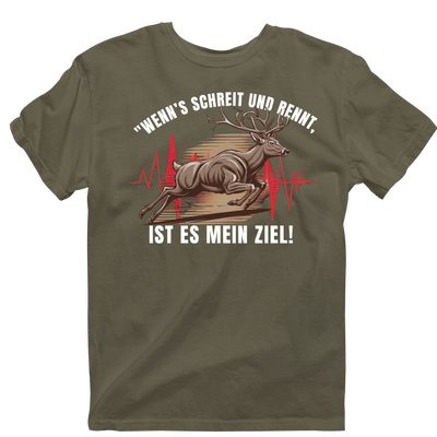 Unisex T-Shirt "ist es mein Ziel"