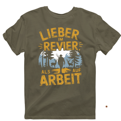 Unisex T-Shirt "Lieber im Revier"