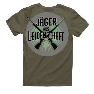 Unisex T-Shirt "Jäger aus Leidenschaft Backprint"