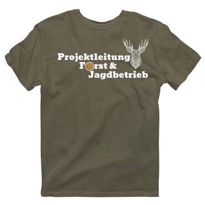 Classic Organic Shirt "Projektleitung Forst & Jagdbetrieb"