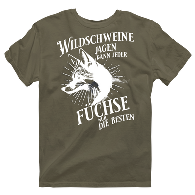 Classic Organic T-Shirt "Wildschweine jagen kann jeder"